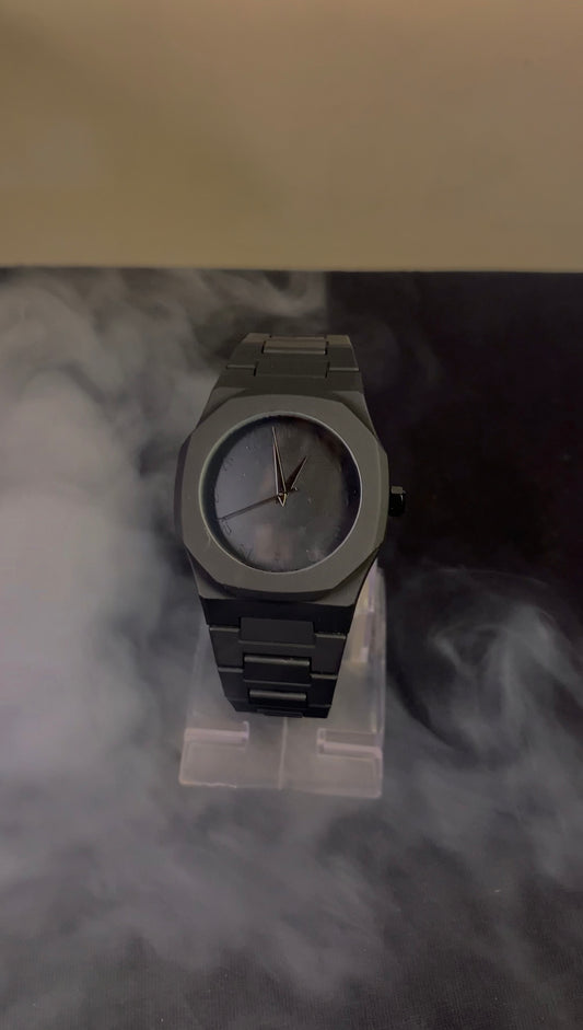 BLACK AURA ARABIC DIAL WATCH